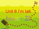 Unit 6 I'm tall. Lesson 33 课件