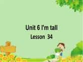 Unit 6 I'm tall Lesson 34 課件2