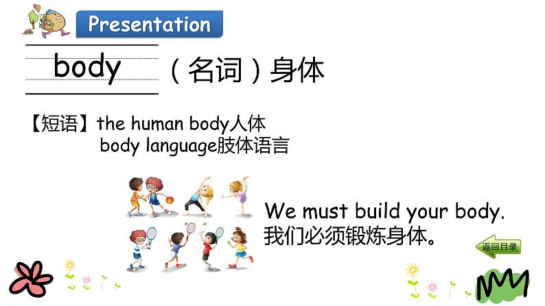 Unit 1 My body 第三课时 课件+素材04