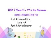 Unit 7 There is a TV in the classroom 第二课时 课件+素材