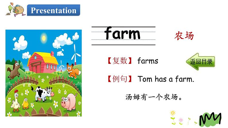 Unit 1 Lesson 1   On the Farm 课件+素材04