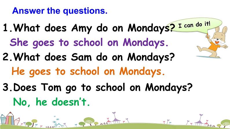 Module 5 Unit 1 She goes to school  课件+素材08