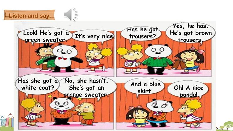 Module 10 Unit 2 She's got an orange sweater 课件+素材06