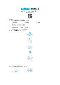 外研版 (三年级起点)四年级下册Module 4模块综合与测试精品单元测试同步练习题