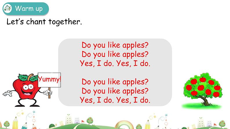 三年级下册：Unit 5 Do you like pears Part A 第二课时 课件PPT+素材02