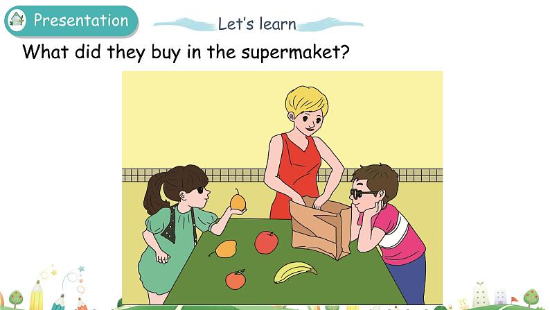 三年级下册：Unit 5 Do you like pears Part A 第二课时 课件PPT+素材04