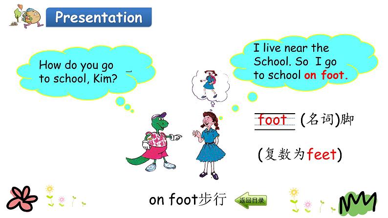 Unit 3 Lesson 16 How Do You Go to School 课件+素材04