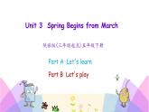 Unit 3 Spring begins from March 第一课时 课件+素材