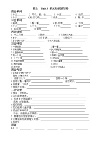 小学英语新版-牛津译林版四年级上册Unit 3 How many?综合训练题