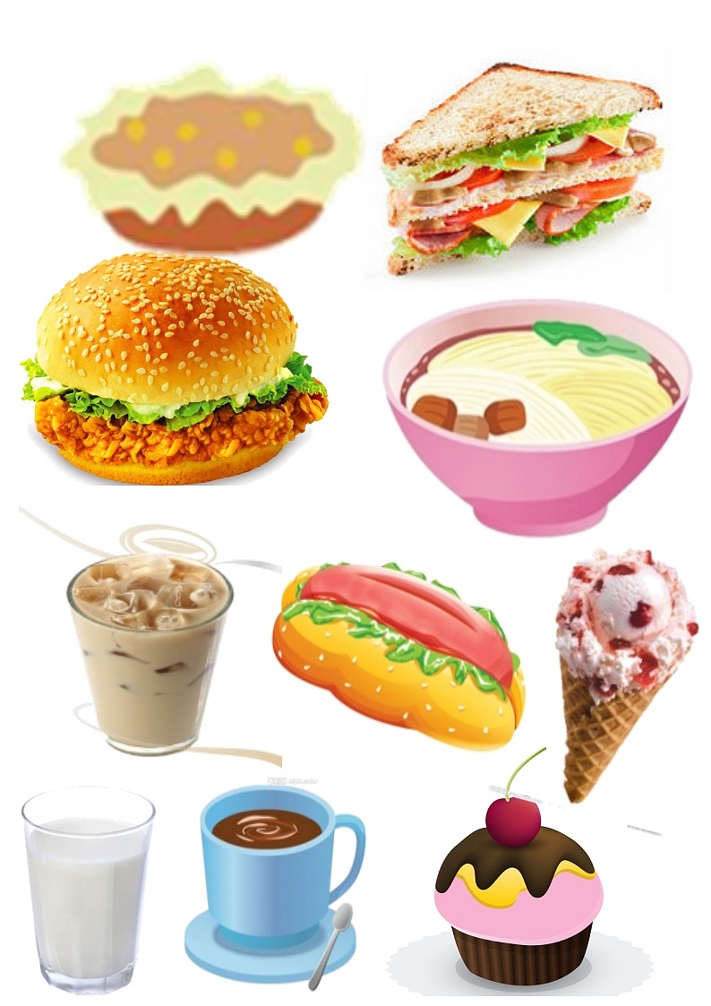 译林版四上英语食物素材1 试卷01