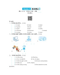 小学英语外研版 (三年级起点)五年级下册Module 9模块综合与测试精品单元测试随堂练习题
