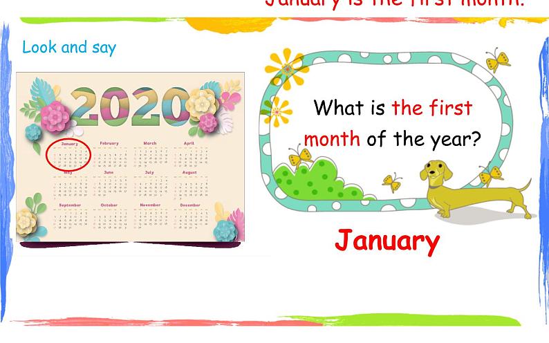 六年级上册英语课件-Unit4 January is the first month.  Lesson 19 人教精通版07