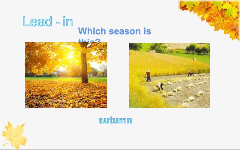六年级上册英语课件-Unit 6   There are four seasons in a year. Lesson 35  人教精通版02