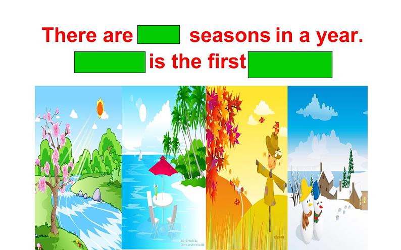 六年级上册英语课件-Unit 6   There are four seasons in a year. Lesson 31  人教精通版04