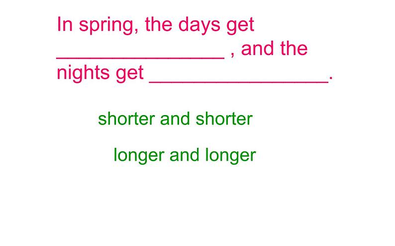 六年级上册英语课件-Unit 6   There are four seasons in a year. Lesson 31  人教精通版07