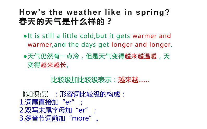 六年级上册英语课件-Unit 6   There are four seasons in a year.  Lesson 31   人教精通版04