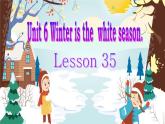 六年级上册英语课件-Unit 6   There are four seasons in a year. Lesson 35 人教精通版
