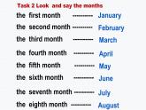 六年級(jí)上冊(cè)英語(yǔ)課件-Unit 5 July is the seventh month. Lesson 27   人教精通版