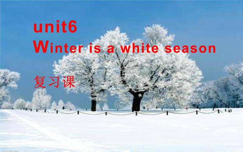 六年级上册英语课件-Unit 6   There are four seasons in a year.   人教精通版01