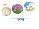 六年级上册英语课件-Unit 6 There are four seasons in a year. Spring  is the first season  of the year.  人教精通版