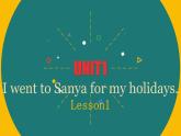 六年级下册英语课件-Unit 1  I went to Sanya for my holidays. Lesson 1人教精通版