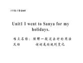 六年级下册英语课件-Unit 1  I went to Sanya for my holidays.   人教精通版