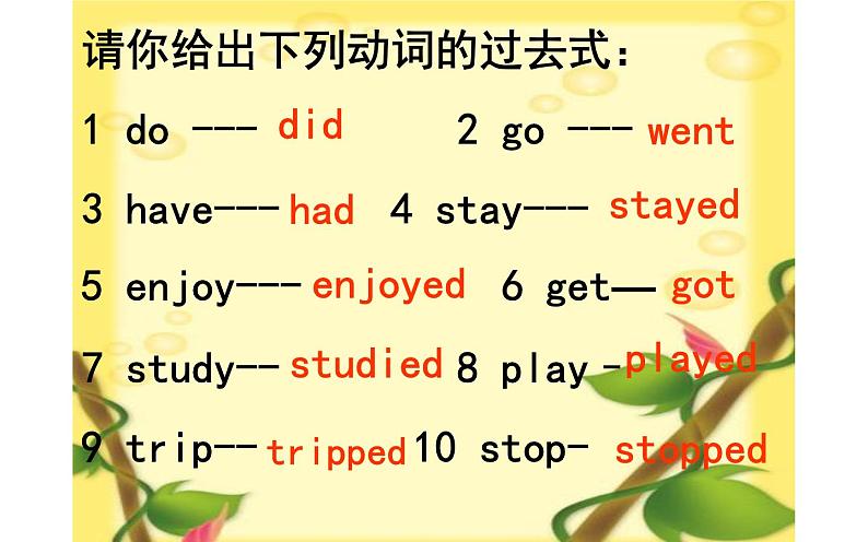 六年级下册英语课件-Unit 1  I went to Sanya for my holidays.  Lesson 1 人教精通版07