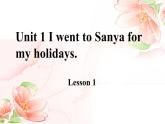 六年级下册英语课件-Unit 1  I went to Sanya for my holidays.   Lesson 1 人教精通版