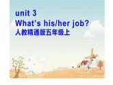 五年级上册英语课件-Unit 3 What’s his  job？人教精通版.