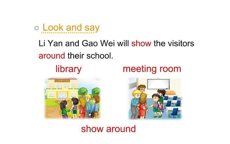 五年级下册英语课件-Unit 1 Welcome to our school!   人教精通版05