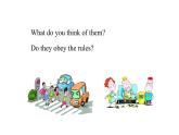 五年級下冊英語課件-Unit 3 we should obey the rules. Lesson 17 人教精通版