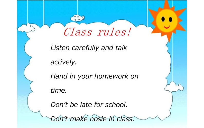 五年级下册英语课件-Unit 3 we should obey the rules. Lesson  13-14 人教精通版04