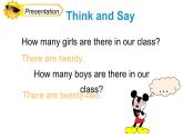 四年級下冊英語課件-Unit 2 There are forty students in our class.  Lesson 8 人教精通版.