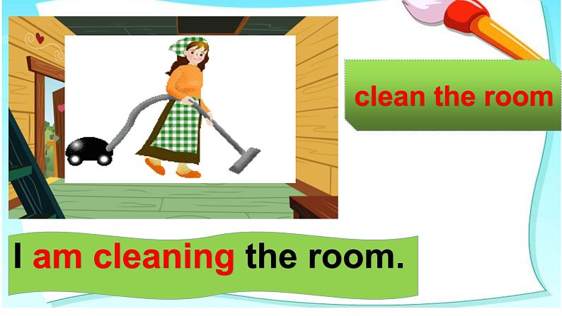 五年级下册英语课件-Unit 5 I’m cleaning the room.  Lesson 25  人教精通版.08