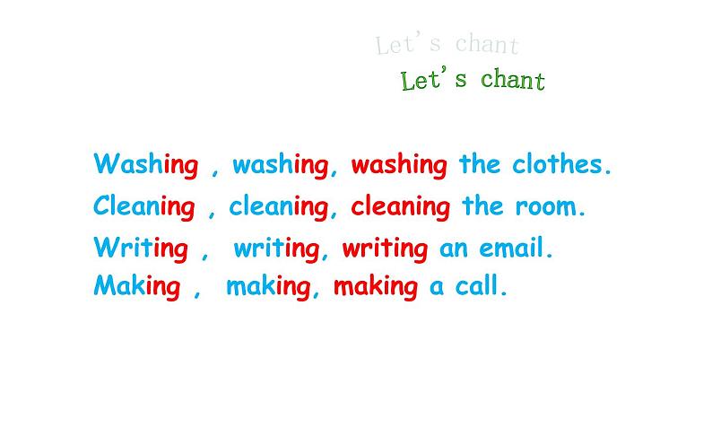 五年级下册英语课件-Unit 5 I’m cleaning the room.  Lesson 28 人教精通版.02