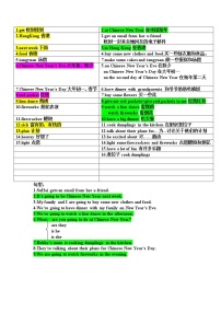 新版-牛津译林版六年级上册Unit 8 Chinese New Year精品复习练习题