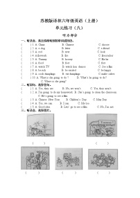 新版-牛津译林版六年级上册Unit 2 What a day!优秀同步练习题