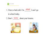 五年級(jí)下冊(cè)英語課件-Unit 4 What’s wrong with you？ Lesson 20  人教精通版.