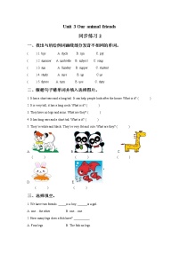 小学英语新版-牛津译林版五年级上册Unit 3 Our animal friends精品练习