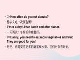 【精品】冀教版 六年級英語下冊Unit2GoodHealthtoYouLesson9EatMoreVegetablesandFruit課件2