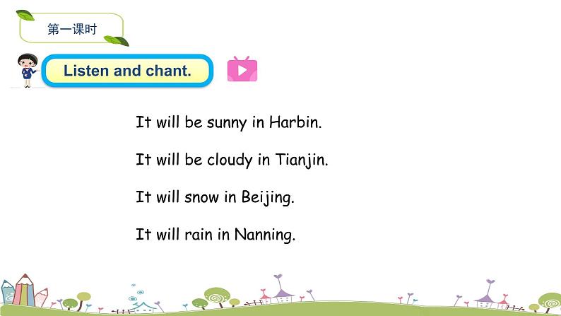 Module 2 Unit2 It will snow in Harbin 课件+素材02