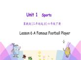 Unit 1 Lesson 6 A Famous Football Player 课件+素材