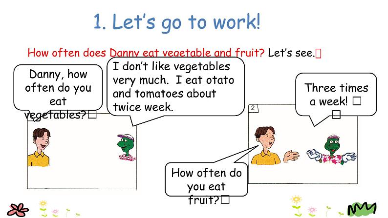 Unit 2 Lesson 9 Eat Vegetables and Fruit 课件第7页