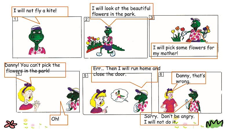 Unit 3 Lesson 14 Tomorrow We Will Play 课件第7页