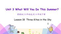 小学英语冀教版 (三年级起点)六年级下册Lesson18 Three Kites in the Sky优秀课件ppt