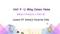 小学英语冀教版 (三年级起点)六年级下册Lesson24 Danny's Surprise Cake优质课件ppt