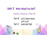 Unit 2 What would you like 第三课时 课件+素材