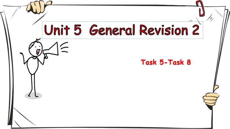 六年级下册英语课件－Unit5 General Revision2 Task5-6｜人教精通版01