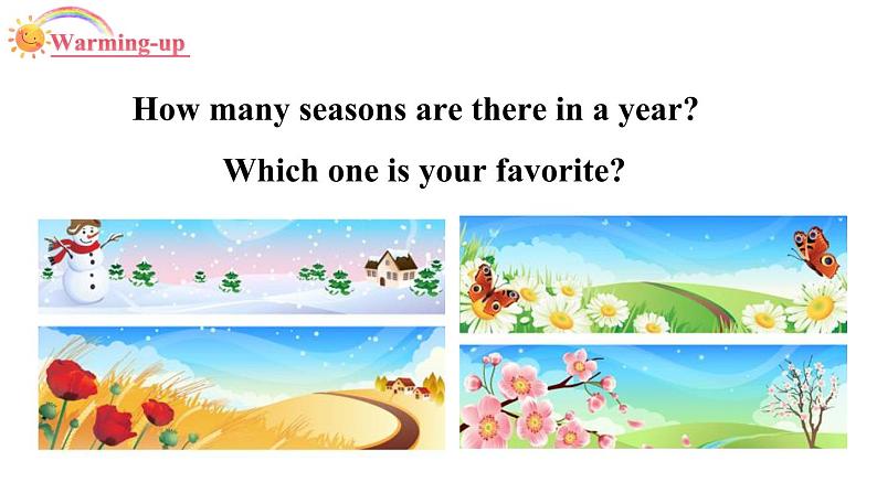 五年级英语下册pep教学课件ppt +素材 Unit 2 My favourite season 第二课时03
