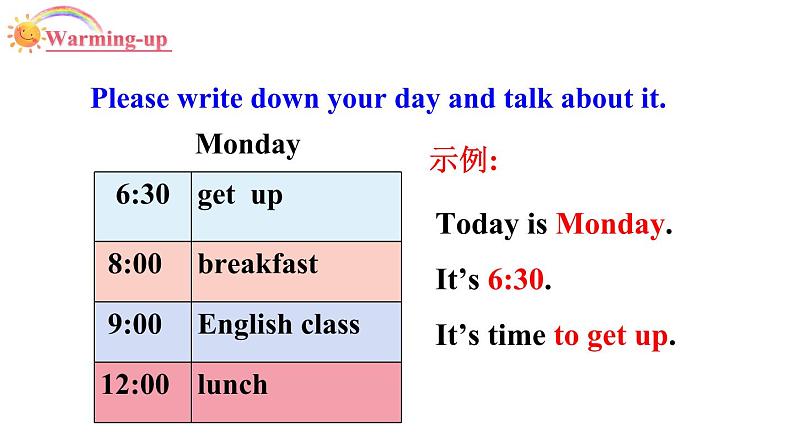 四年级英语下册pep教学课件ppt +素材Unit 2   What time is it 第四课时03